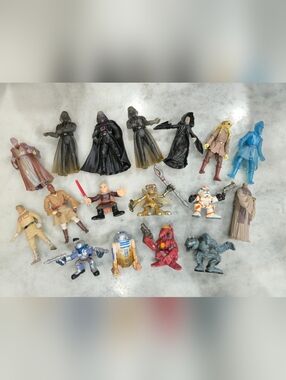 Star Wars Hasbro 90s - 00's Figurines LFL / Lot Of 17